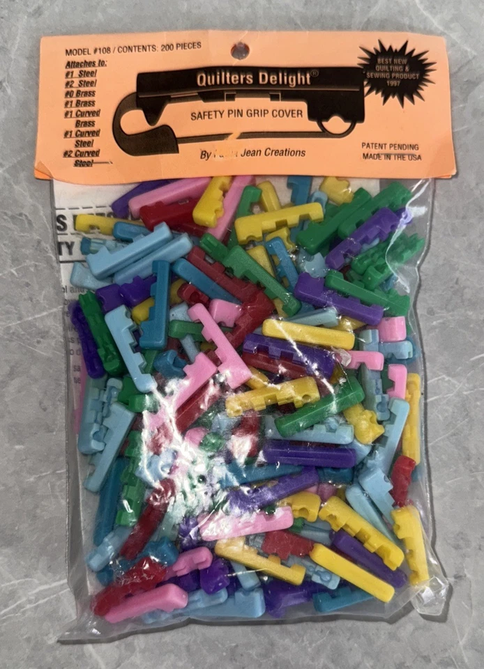 Paula Jean Creations 108pjc 20 Count Quilters Delight Safety Pin Covers 752226101084