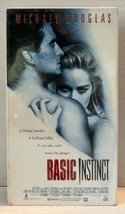 Basic Instinct (VHS 1992 R) Sharon Stone Michael Douglas Brand New/Sealed - Picture 1 of 1