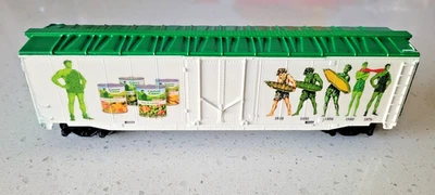Tyco HO 50ft Box Car-custom painted & decaled- Jolly Green Giant - Image 1 of 4