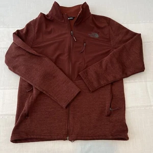 Giacca The North Face full zip taglia L rosso -bordeaux uomo 100% poliestere outdoor - Foto 1 di 5