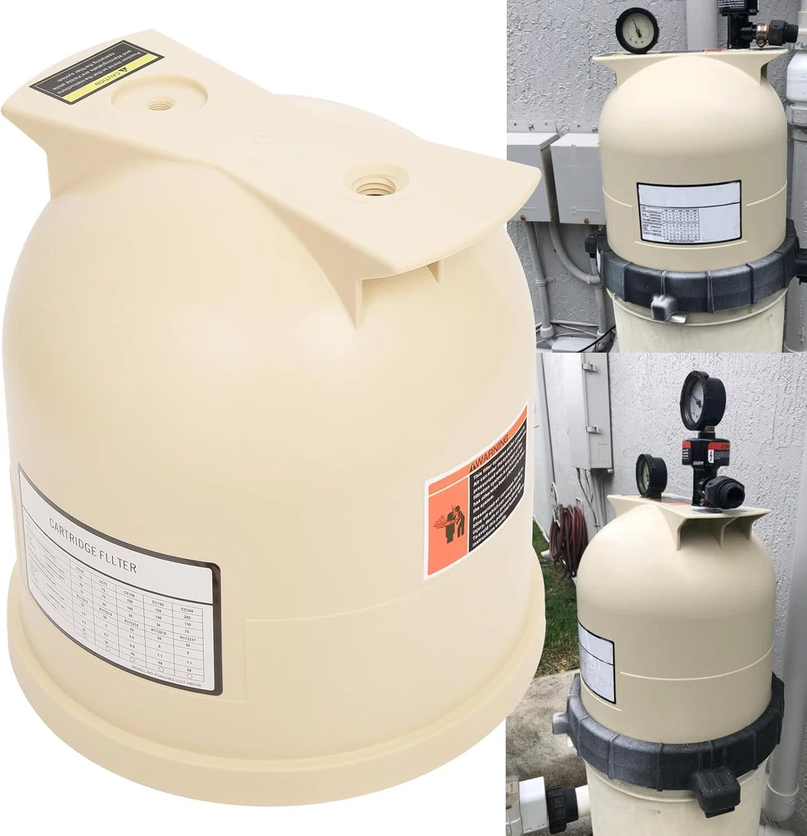 Pentair Halterad Ersatz-Set – Für SM Und SMBW D.E. Pool Filter, 2000 Und 4000 Serie