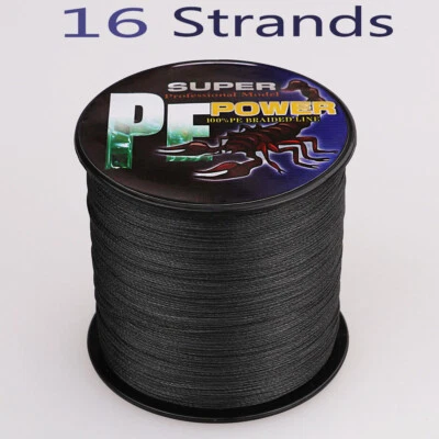 Cadena de cometa línea de pesca trenzada hueca 16 hilos 100 m ~ 2000 m 2,0 mm/2,5 mm/3,0 mm Foto 1 de 4