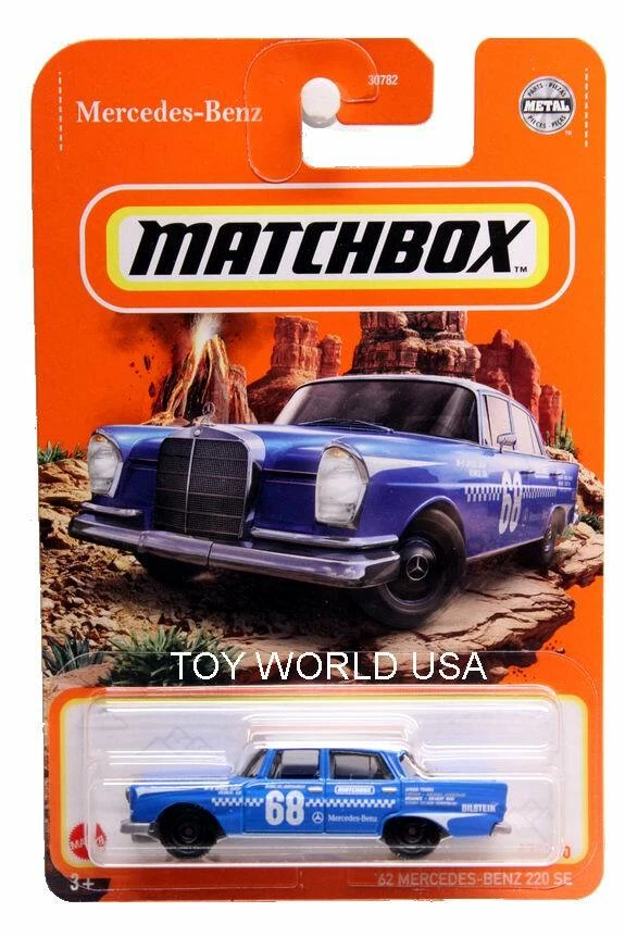 2021 Matchbox No43 '62 Mercedes-Benz 220 SE - Изображение 1 из 1