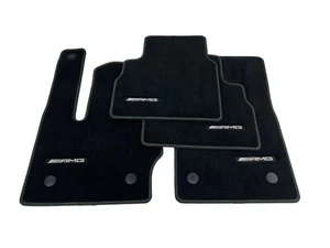 OEM AMG G Klasse Fußmatten schwarz Velours Mercedes Benz W463 464 Original grün - Picture 1 of 15