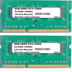 16GB (2x8GB) SODIMM Dell Latitude 6430u E5430 E6230 E6430 E6430s E6530 E6540 RAM - Picture 1 of 1