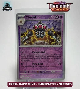 Holograma inverso Claydol 095/197 Pokemon TCG: Obsidian Flames COMO NUEVO ENVIADO HOY - Imagen 1 de 2