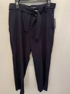 NWT The Limited Womens Navy Essentials Ankle Pants with Faux Pockets Size 10 - Picture 1 of 6