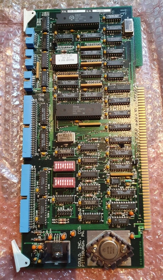 Modicon Gould Platine PCB PLC 100-037 CNC Steuerung - Bild 1 von 3