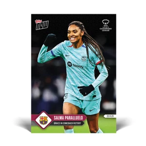 Topps Now UWCL 2023-24 - Card 005 - Salma Paralluelo - FC Barcelona - Picture 1 of 2