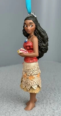 Disney Store Sketchbook Ornament 2017 Princess Moana Holding Seashell Christmas - Image 1 of 4