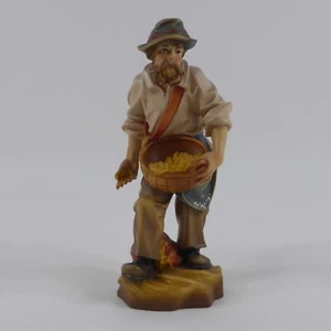 Figura de madera sembrador talla de madera Edgar pesado Oberammergau 19 cm (58) - Imagen 1 de 14