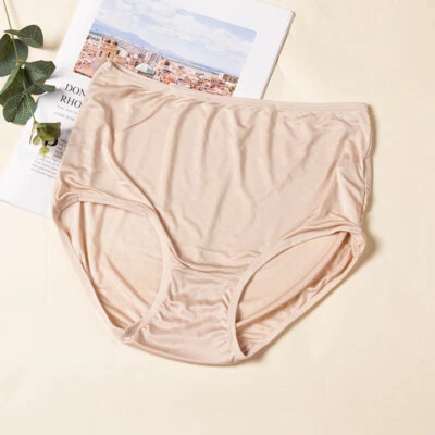 3 pares de calzoncillos de seda morera para mujer talla grande bragas de seda real para dama Foto 1 de 4
