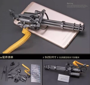 1/6 Scale M134 Gatling Machine Gun Weapon Military For 12" Action Figure Soldier - Picture 1 of 6