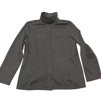 New York & Co Full Zip Collared Jacket Black Size XL - Image 1 of 4