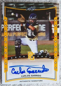 2014 Leaf Perfect Game National Showcase Carlos Garrido Gold Auto #31/50 - Picture 1 of 1