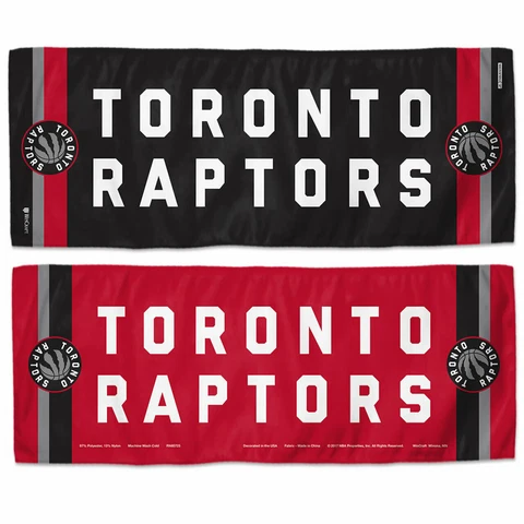 NBA Toronto Raptors 12x30 Double Sided Cooling Towel Keep Cool in Summer Cover