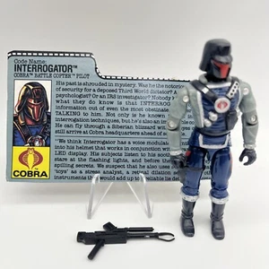 GI JOE VINTAGE COBRA INTERROGATOR 100 % KOMPLETTLACKIERUNG IN ERSTAUNLICHEM ZUSTAND - Bild 1 von 11