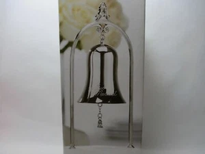 JcPenney Matrimony Metal Bell Wedding Cake Topper Topping Just Married - Picture 1 of 6