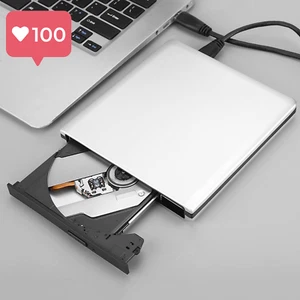 External Blu-ray DVD CD Drive – 3D Blu-ray Movie Player Recorder, Desktop Laptop - Picture 1 of 12