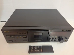 TEAC V-5000 High End 3-Head Dual Capstan Cassette Deck With Remote For Repair or - Picture 1 of 19