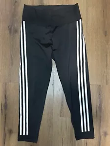 Adidas Aeroready Leggings Women's Large Black Athletic Training AEROREADY - Picture 1 of 3
