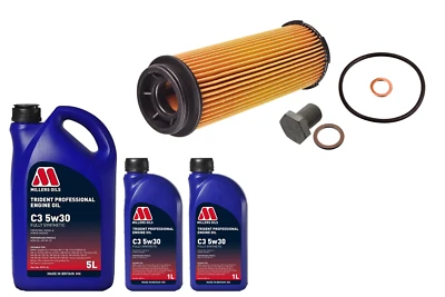 МАСЛЯНЫЙ ФИЛЬТР 7L MILLERS МАСЛЯНЫЙ КОМПЛЕКТ ДВИГАТЕЛЯ ДЛЯ BMW M140i M340i M440i Z4 M40i 2016- - Изображение 1 из 4