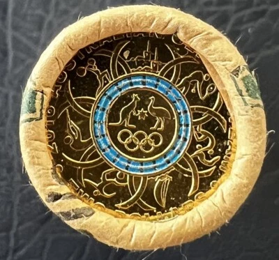 2016 $2 Rio Olympic Games Blue Roll- 25 UNC Coins- Very RARE Rolls - image 1 of 2