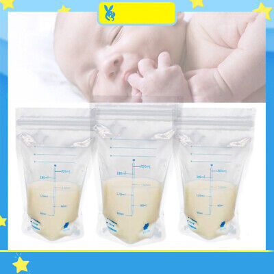 20Pcs/Set Baby Breast Milk Storage Bags Toddler Safe Feeding Double Zippers Bag • 6.76€