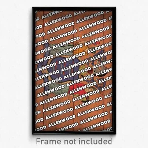 Allenwood New Jersey Poster (NJ City Souvenir 11x17 Town Print) - Picture 1 of 1