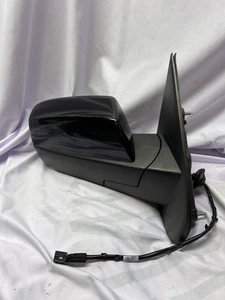 2014–2018 GMC Sierra Chevy Silverado OEM Right Passenger Mirror 1/2 Gloss Black - Bild 1 von 6