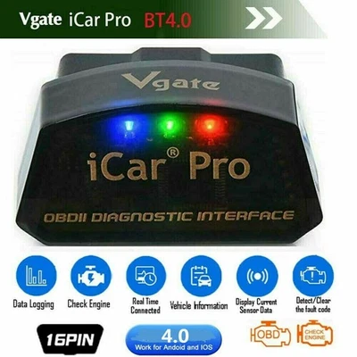 OBD2 Scanner Vgate iCar Pro Bluetooth 4.0 BIMMERCODE IOS &Android Code Reader - Bild 1 von 4