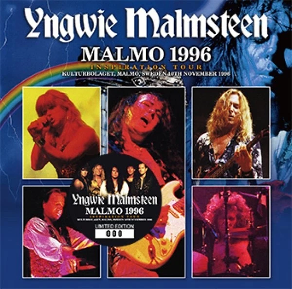 YNGWIE MALMSTEEN - MALMO 1996(2CD)  NEW Foto 1 de 1