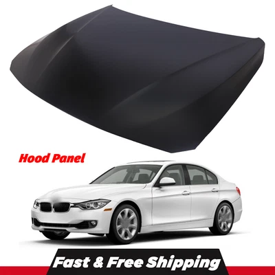 Front Hood Panel For 2012-2016 BMW 328i 2012-2018 320i Primed # 41007290944 - Imagem 1 de 4