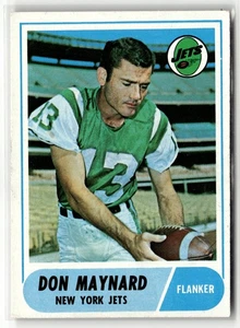 1968 Topps #169 Don Maynard Good (GD) corner creases - Picture 1 of 2