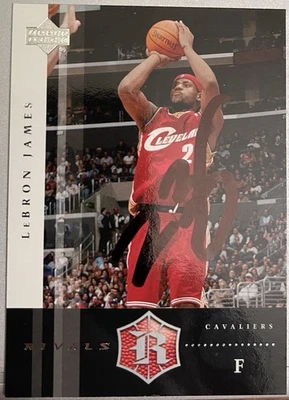 2005 Upper Deck Rivals Box LeBron James Hand Signed Autograph - Image 1 of 4