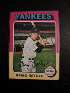 1975 Topps Craig Nettles New York Yankees #160 - Bild 1 von 2