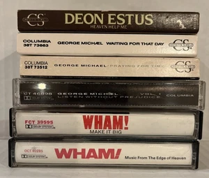Lot 6 George Michael Wham Deon Estus Music From The Edge Of Heaven Audio Tapes - Foto 1 di 6