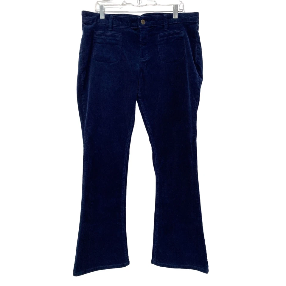 GAP Baby Boot Pana Pantalones Mujer’s Talla 14 32 R Bolsillo Azul 70’s Western Boho Foto 1 de 4