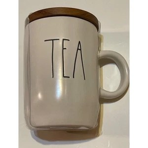 Rae Dunn Artisan Collection By Magenta Teebecher mit Holzdeckel - Bild 1 von 3