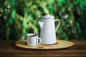 Living Nostalgia 10 Piece Metric Weight Set with Wood Stand - Picture 1 of 6