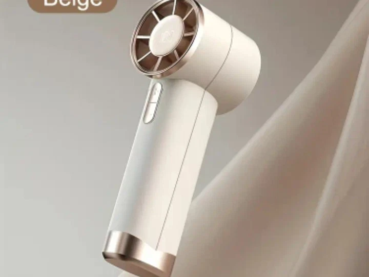 JISULIFE Portable Handheld Fan Speed(1-100) Adjustable Turbo Mini and 3600mAh - Image 1 of 3