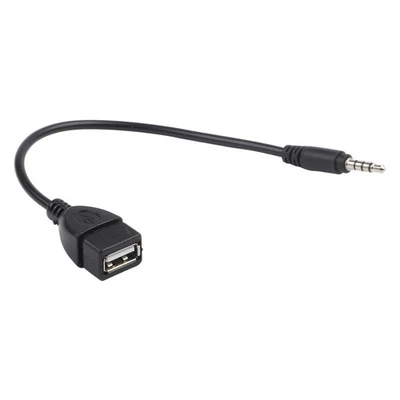 AUX To USB Adapter Car Audio Cable Anti-corrosion Wear-resistant Easy To Install - Image 1 of 4