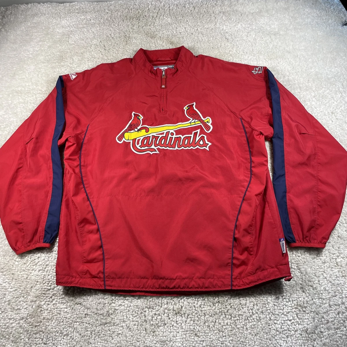 Majestic MLB カージナルス ジャケット ライトグレー Majestic MLB カージナルス ジャケット ライトグレー Majestic St