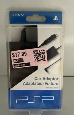 Cargador de Coche Original Sony PSP Adaptador PSP-180 Playstation Cargador Portátil Foto 1 de 2