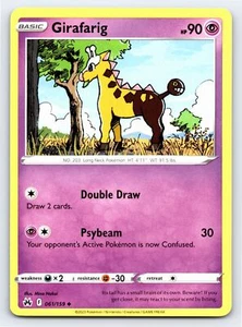 Tarjeta Pokémon Girafarig 061/159 Corona Zenith Poco Común - Casi Nueva - Imagen 1 de 2
