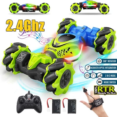 DE RC Funk Ferngesteuertes Auto Ferngesteuert Kinderauto Stunt Car 4WD Crawler - Bild 1 von 4