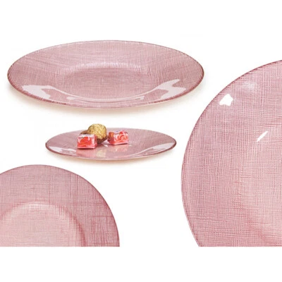 6-tlg. Kuchentellerset Frühstücksteller Dessertteller Glasteller Kristal 21cm - Bild 1 von 3