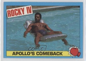 1985 Topps Rocky IV Apollo Creed Apolllo's Comeback #10 1i8