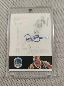 2012-13 PANINI SIGNATURES AUTO GOLDEN STATE WARRIORS RICHARD JEFFERSON 1/1 one - Picture 1 of 2
