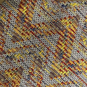 £100 MISSONI MENS MULTI COLOUR CHEVRON GRENADINE WOVEN SILK TIE Y5 - Picture 1 of 10